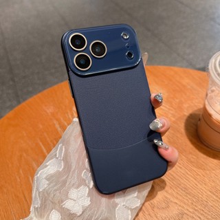 Ốp điện thoại di động họa tiết da pha lê khâu khung pha lê phù hợp cho iPhone17 Pro max 16 15 14 13 12 11 Pro max bảo vệ camera chống sốc chống rơi mặt sau cứng