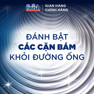 Dung Dịch Tẩy Rửa Máy Rửa Chén Bát Finish Dishwasher Deep Cleaner - chai 250ML hương chanh