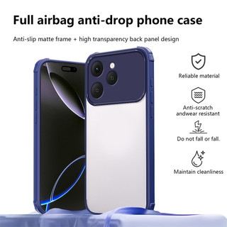 Tecno Spark 40 KM5 Đệm khí bốn góc trong suốt cao cấp bảo vệ vỏ mềm chống sốc