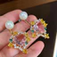 Bông tai thanh lịch sang trọng thời trang Hàn Quốc Zircon thời trang Hàn Quốc Bán buôn
