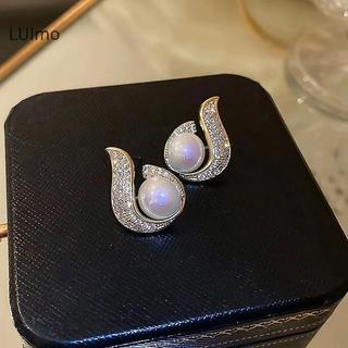 LUImo - Bông Tai Ngọc Trai Giọt Nước, Phong Cách Nữ Tính Hàn Quốc, Hợp Thời Trang