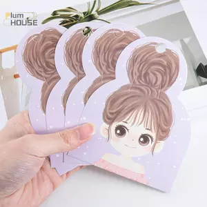 PlumHOUSE 50 Chiếc Dễ Thương Bé Gái Barrettes Hiển Thị Thẻ Kẹp Tóc Đóng Gói Thẻ Giấy Cho DIY Phụ Kiện Tóc Bán Lẻ Giá Thẻ VN