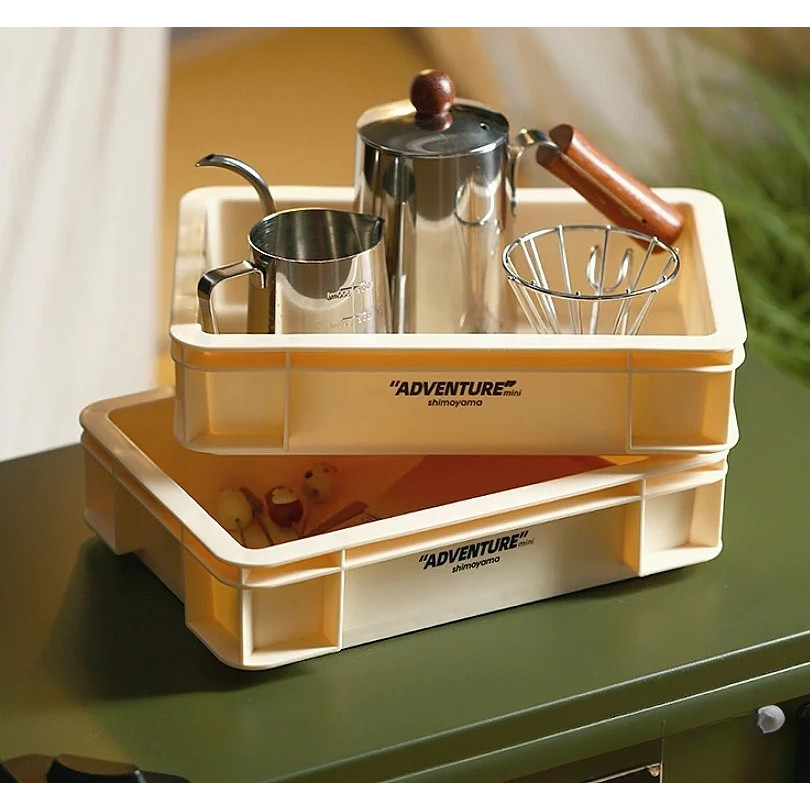 Hộp đựng đồ mini – Hộp đựng đồ đa năng có thể xếp chồng, dùng trong nhà & ngoài trời, phong cách tối giản