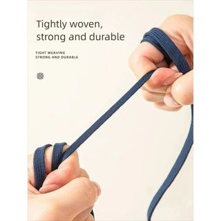 1 Cặp Dây Giày Cotton Nguyên Chất Cổ Điển Mới Dây Giày Bằng Vải Thể Thao Dây Giày Cho Nam Nữ Chiều Rộng 0.8cm Chiều Dài 100 / 120 / 140 / 160cm