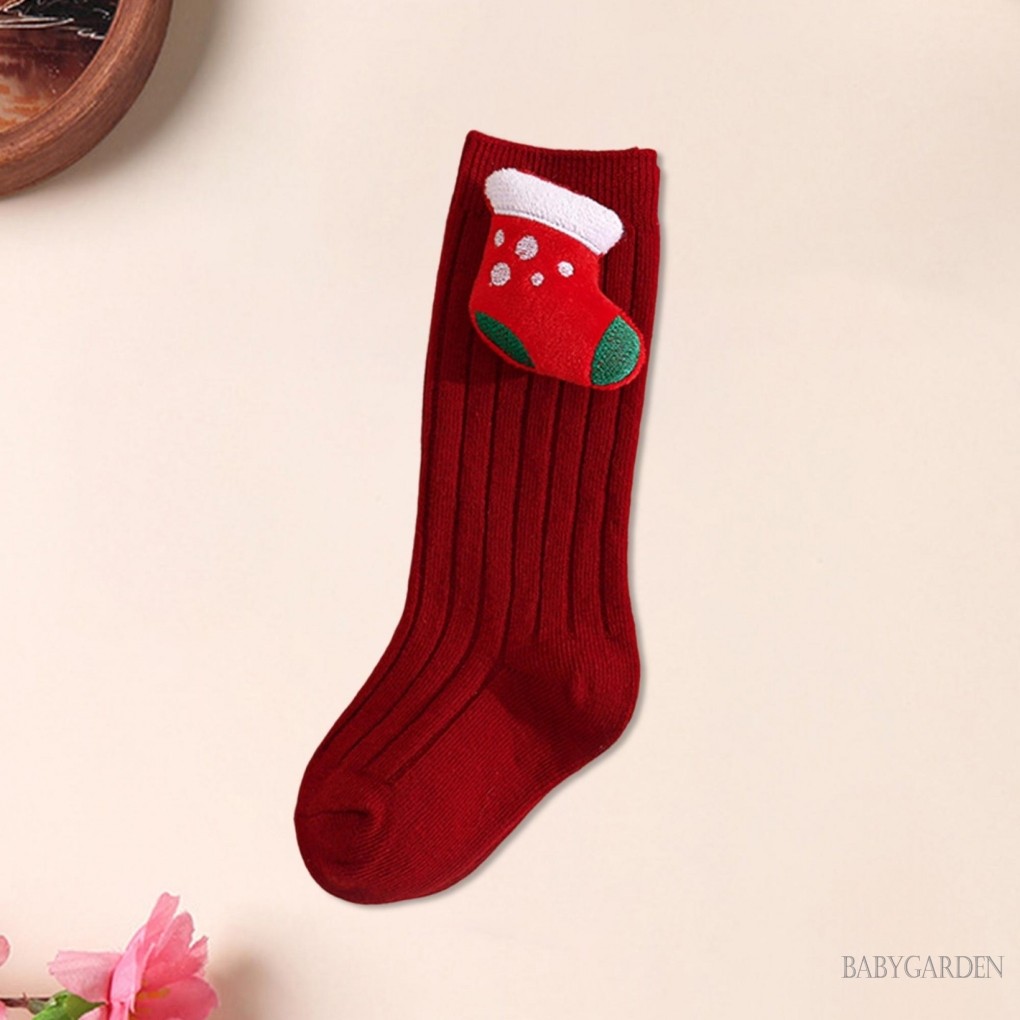 0-5 tuổi Trẻ mới biết đi Giáng sinh Tất trang trí ông già Noel / người tuyết Cotton mềm mại