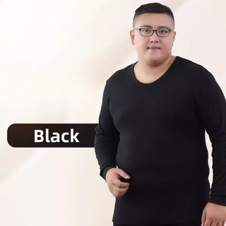 Áo Nam Oversize Thun Dài Tay Nhẹ, Kích Cỡ Lớn Giữ Ấm