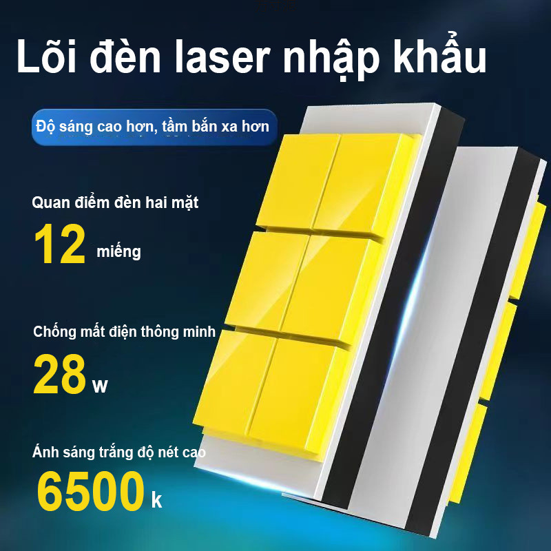 Bộ Đèn Pha LED H4 Cao Cấp 6500K - Tiết Kiệm Năng Lượng, Tương Thích Cho Nhiều Dòng Xe