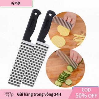 【Hỷ】Bộ Dao Tạo Hình Sóng - Bao Gồm Nhiều Kích Cỡ - Hoàn Hảo Cho Trang Trí Ẩm Thực