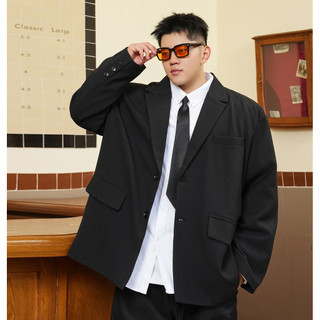 Áo khoác nam plus size 140kg, cổ điển phù hợp văn phòng