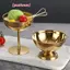 Thép không gỉ 304 Retro Cao Cấp Cốc Tráng Miệng Sang Trọng Hộp Đựng Kem Cốc Nhà Hàng Khách Sạn Cotail Glass Pudding Cup