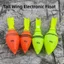 PYCOU 2 Gói Phao Câu Cá, Chất Liệu EVA 40g-150g Trọng Lượng Nhẹ Dính Bobber, Đúc Dài Thiết Kế Bắt Mắt Nhựa Bobber Màu Nổi Bật Đuôi Tên Lửa Bobber Câu Cá Đêm