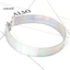 Một thế giới| Vòng cổ cổ vòng cổ hình ba chiều đầy màu sắc Laser Punk Trang sức quyến rũ Lady