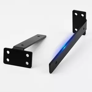 VFZ 1 Bộ Nặng Gang Kệ Braets Kệ Nổi Braets 4MM Thied Vô Hình L Braets Cho Kệ Hỗ Trợ OTE