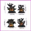 Halloween Cây Tượng Đèn 4 Mảnh Mini Chạy Bằng Pin Đèn Lồng Đáng Sợ Thu Nhỏ Đèn Ngủ Cho Căn Hộ lyuvn