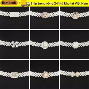 Dây thắt lưng BAMBOOB có, Dây thắt lưng kim cương giả đàn hồi thanh lịch dành cho nữ, Dây thắt lưng đơn giản mỏng thời trang dành cho nữ