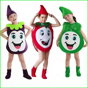 HT3 Dinh Dưỡng Tháng Trang Phục Trẻ Em Trang Phục Trái Cây Chuối Chanh Cam Cosplay Trang Phục Cho Sân Khấu Nhập Vai TH3