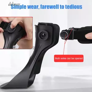 DELMER Plantar Fasciitis Nẹp Nẹp, Khóa túi khí Dorsal Drop Foot Orthoped Brace, Điều chỉnh núm thoáng khí Chỉnh hình thả chân thân thiện với da
