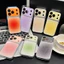 Gương Gradient lấp lánh cao cấp có tầm nhìn rộng cho Apple iPhone 15 14 13 12 11 X 8 7 6s 6 SE 2020 2022 Series 360 Đèn LED ° Có thể làm mờ theo cách xoay