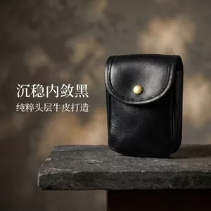 Túi nhỏ màu sắc được đánh bóng cổ điển 66798 / Kiểu đai đeo da bò lớp đầu tiên / Túi lưu trữ thay đổi chống mài mòn xếp li / Phụ kiện thực tế di động di động