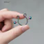 DELMER 2 Cái / bộ Nhẫn Giả Núm Vú Không Xuyên, Phụ Kiện Thời Trang Kẹp Thiết Kế Núm Vú Kẹp Nhẫn, Thép Charm Tròn Vít Không Xuyên Trang Sức Cơ Thể Nữ