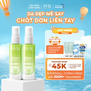 Bộ đôi tinh chất giảm mụn, mờ thâm sau 7 ngày SVR Sebiaclear Serum 30ML (CBG11)