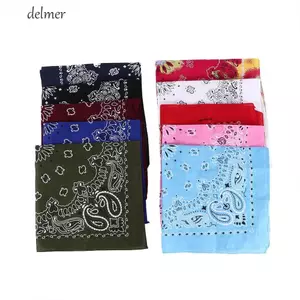 DELMER Khăn Tay Nam Cho Graffiti B-Boyin Thể Thao Cotton Đầu Quấn Paisley Cổ Tay Dây Khăn