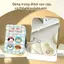 Gương gập mini bốn chú chỏ thân thiết nền xanh phong cách Ins bán chạy
