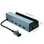 Yoo Portable Type C Gaming Dock 4K 60Hz Đầu ra Gigabit Cổng USB Nhôm Adapter Hub Thích hợp cho bảng điều khiển