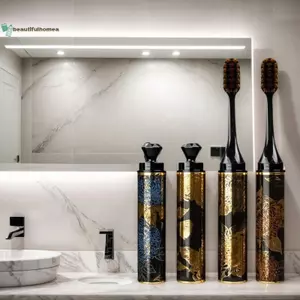 BeautifulHomeA 4 Cái / hộp Bàn Chải Đánh Răng Làm Sạch Hiệu Quả Cao Lông Siêu Mềm Mại Du Lịch Di Động Làm Sạch Nhà Bàn Chải Đánh Răng VN