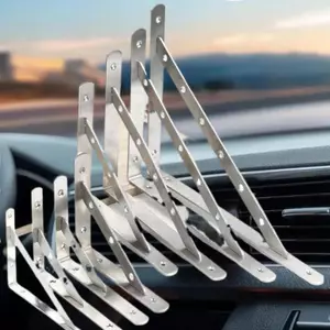 MAKY 2 Chiếc Thép Không Gỉ Loại L Braet Góc Braet Hạng Nặng Cho Góc Tường Braet VN
