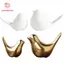 PWSEND Chim Gốm Tượng Nhỏ, Kệ Sách Điêu Khắc Chim Trắng Đen, Phong Cách Bắc Âu Nghệ Thuật Hiện Đại Deco Tượng Động Vật Đồ Trang Trí Trang Trí Văn Phòng
