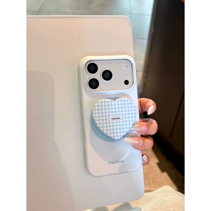 Trái Tim Kẻ Sọc Thích Hợp Cho iPhone16promax / 17 Vỏ Điện Thoại Apple 15 / 14 / 13 / 12 Vỏ Phim 11xr