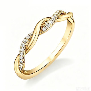 S925 Bạc Đơn Giản Xoắn Micro-Ind Zircon Nhẫn Thời Trang Đơn Giản Quà Tặng Nữ Mặc Hàng Ngày