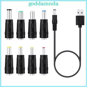 GODD Universal 5V Dây cáp nguồn Cáp sạc Mẹo cho bộ định tuyến Đèn mặt trăng Đèn LED