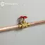 GE Dễ dàng lắp đặt Van cổng đồng thau ren nữ 1 / 2 "3 / 4" 1 "để kiểm soát nước dân cư hiệu quả VN