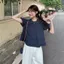 Áo Babydoll Cổ Sen Tay Bồng Viền Bèo Xếp Ly Ngắn Tay Dễ Thương - - Hieuvy Botique