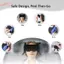 Gối du lịch đường viền HFSHY 3D & Mặt nạ ngủ Bộ dây đeo có thể điều chỉnh áp suất mắt bằng không cho giấc ngủ tại nhà Du lịch nghỉ ngơi VN
