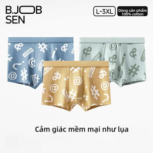 Quần lót nam Cotton loại A, chất lượng cao, khả năng thở tốt, thích hợp cho mọi hình dạng cơ thể nam.