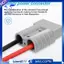 Bộ cáp xe nâng điện kết nối nhanh pin 50A 8Awg với đầu cuối vòng chữ O, 40cm / 1ft có đầu nối nhanh