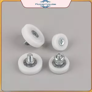 Ròng rọc chịu lực có thể thay thế bằng điện 4 chiếc có vít M6 Chủ đề bên ngoài Bánh xe im lặng cho nội thất tủ gia đình Sửa chữa di chuyển.