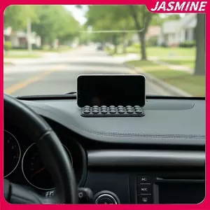 JASMINE 1 Tấm Hút Silicon Hai Mặt Cho Điện Thoại Di Động Cố Định Chống Trượt Cốc Hút Hai Mặt Cho Phòng Thí Nghiệm Bàn Làm Việc JASMINE