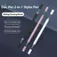 Bút Stylus 2 Trong 1 Cho Điện Thoại Di Động Máy Tính Bảng Cảm Ứng Điện Dung Bút Chì Cho Điện Thoại Android Đa Năng Vẽ Màn Hình Bút Chì mới