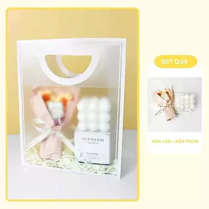 Hộp quà nến thơm nghệ thuật chúc mừng ngày lễ kỷ niệm cho phái đẹp MUN STORE SETNENHOA