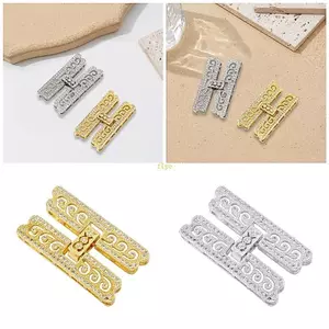 Flgo Thiết Thực Zirconia Đóng Đinh Hình Chữ Nhật Khóa Phụ Kiện Di Động Cho Thủ Công Ngọc Trai Thời Trang Thiết Kế Trang Sức Sử Dụng