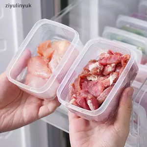 Ziyulinyuk Thịt Hộp Bảo Quản Di Động Tủ Lạnh Rau Quả Tươi Giữ Hộp Tổ Chức Hộp Phô Mai Trong Suốt Nhà Bếp VN