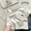 Trẻ Em Cotton Nguyên Chất Áo Thun Cotton Nguyên Chất Bé Trai Quần Áo Mùa Hè Bé Trẻ Em Quần Áo Bé Gái Rời Thường Ngày Top Nửa Tay RXUM