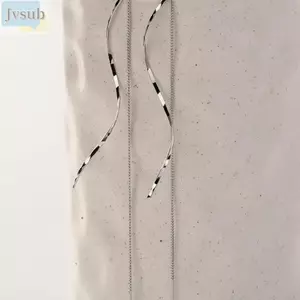JVSUB 1 Đôi Bông Tai Ren Tua Rua Dài, Bông Tai Dây Xích Dài Phong Cách Hàn Quốc, Bông Tai Dự Tiệc Hợp Thời Trang Trang Trang Sức Nữ