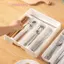 4 / 5 Bộ Dao Kéo Tổ Chức Khay Ngăn Kéo Hàng Ngày Khay Chia Hình Chữ Nhật Dễ Dàng Làm Sạch Nhà Bếp Thìa Nĩa Hộp Tách