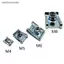 10 chiếc M4 / M5 / M6 / M8 Thép lò xo Loại chữ U Kẹp ren Reed Nuts cho ô tô Xe máy ATV FSI