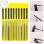 PUSKY 10 Cái / bộ Kim Loại Tập Tin Bộ Gỗ Rasp Đánh Bóng Kim Loại Tay FileTools Thép Rasp Needl Filing Cho Kim Loại Thủy Tinh Đá Gỗ Carv VN